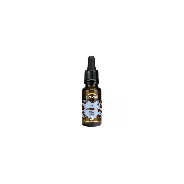 Fleur de Bach n°20 - Mimulus, Mimule bio - Compte goutte 20ml