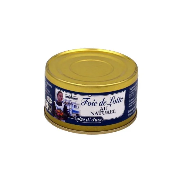 Foie de lotte au naturel 120g