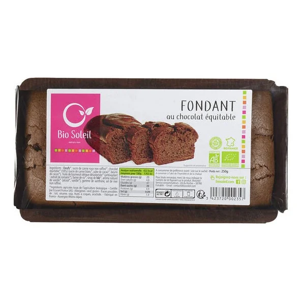 Fondant au chocolat 250g