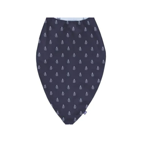 FOULARD BAVOIR COTON IMPRIME MARINE TU - Oplus Médical