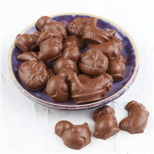Fritures chocolat lait fourré praliné Bio