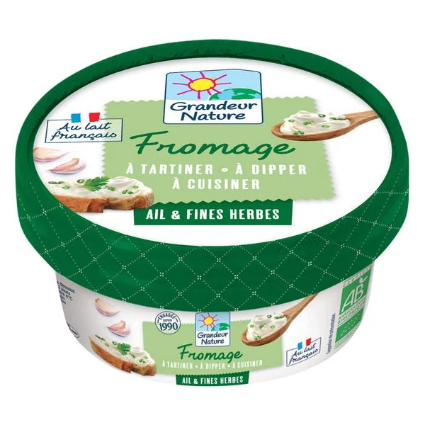 Fromage crème ail et herbes 150g
