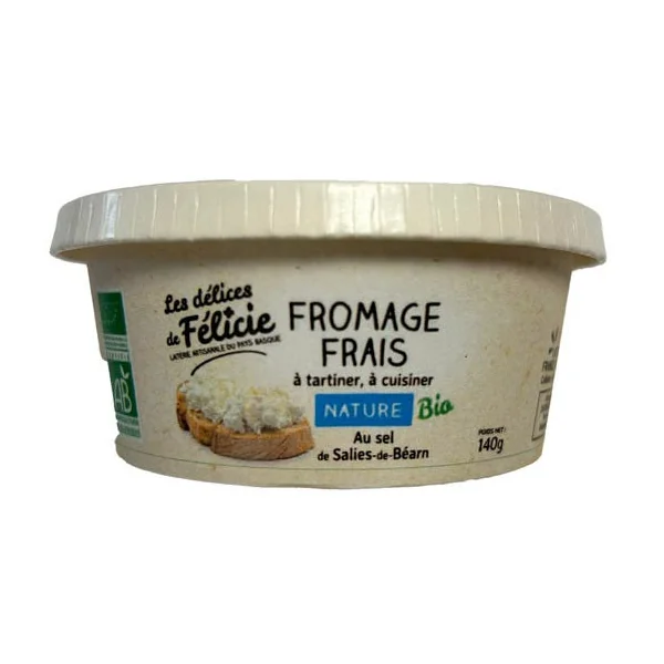 Fromage frais à tartiner à cuisiner nature 140g