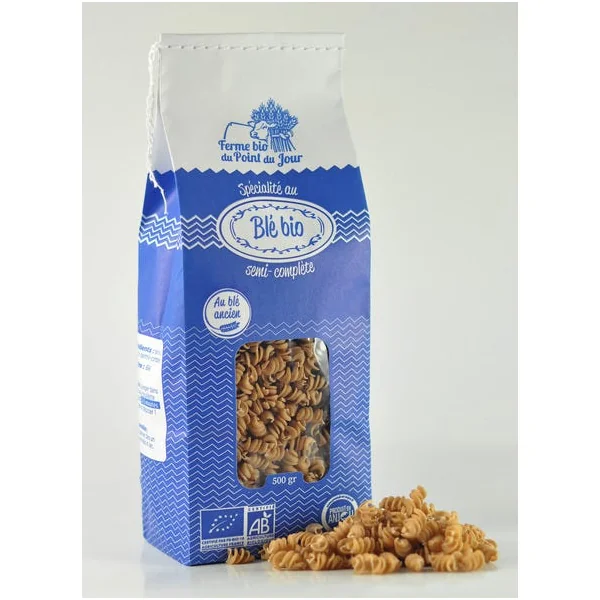 Fusilli blé ancien 1/2 complet 500g
