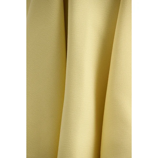Gabrielle | Mini-Robe patineuse jaune citron à encolure bateau