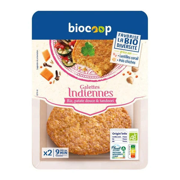 Galette indienne 2x100g