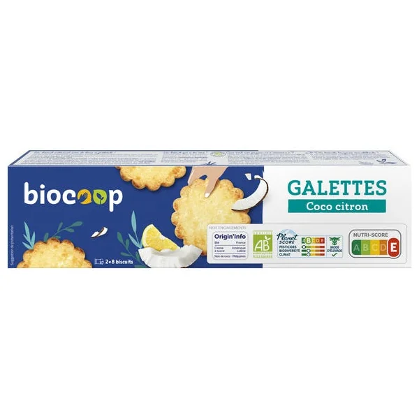 Galette noix de coco citron 110g