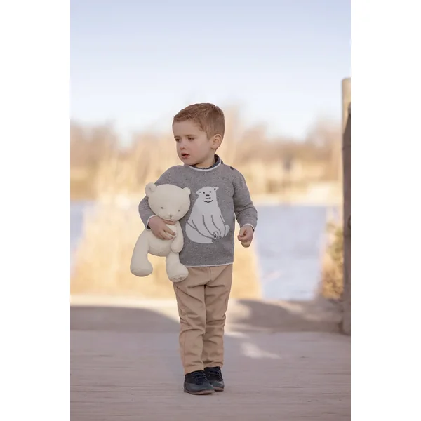 Gaston l'ourson 25 cm Tartine et Chocolat - Soins Bébé Naturels & Produits Maman Après Naissance