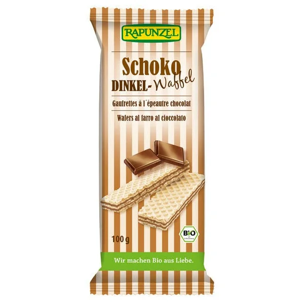 Gaufrette épeautre chocolat 100g