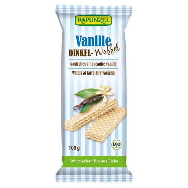 Gaufrette épeautre vanille 100g