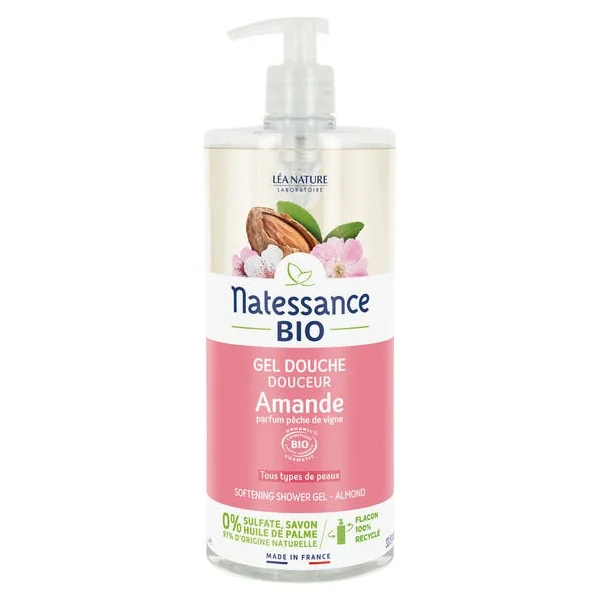 Gel douche amande peche de vigne 1L