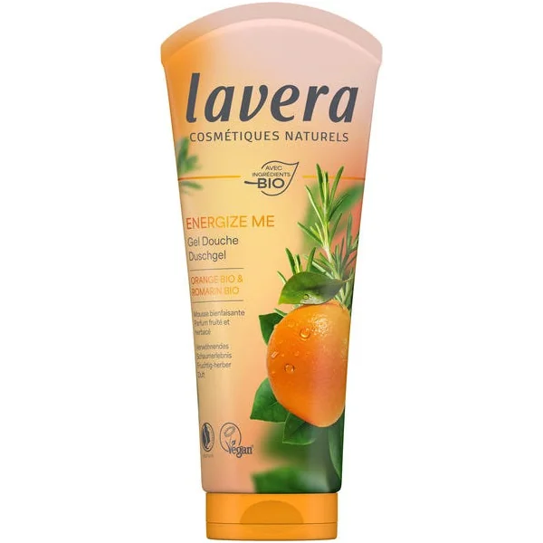 Gel douche energie orange romarin 250ml