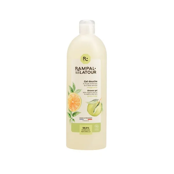 Gel douche orange verte 1L