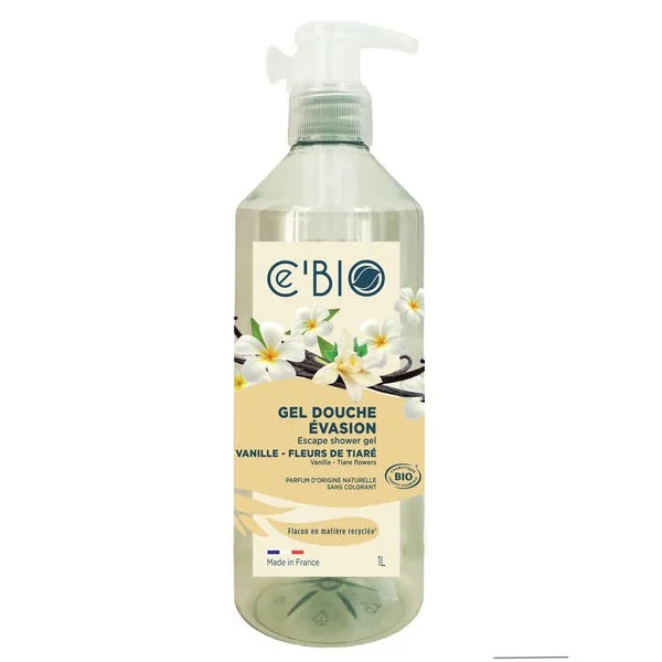 Gel douche vanille tiaré 1l