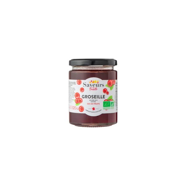 Gelée de groseille bio - 320g