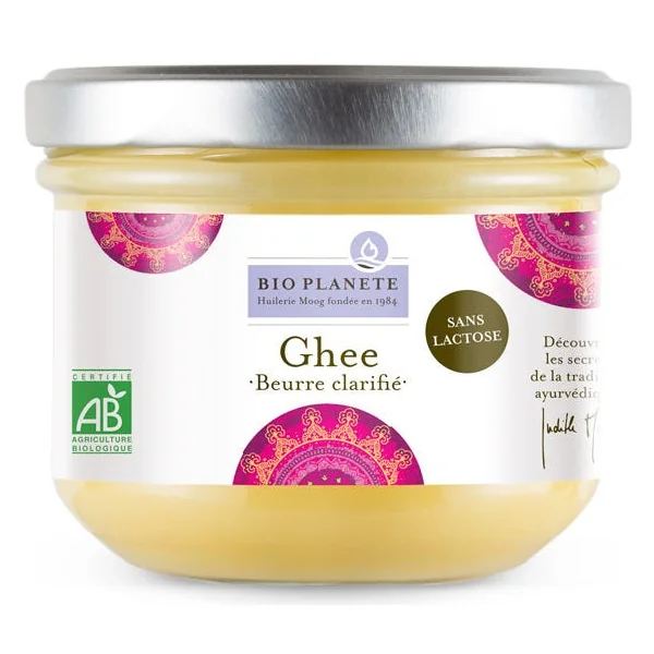 Ghee beurre clarifié 180g