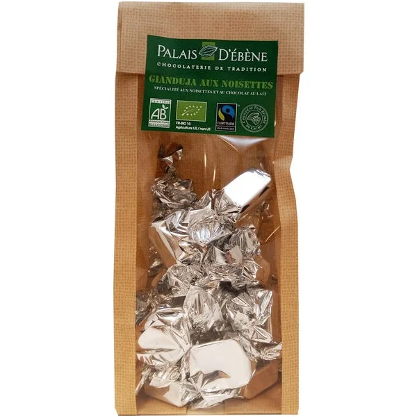 Gianduja papillotes noisettes 130g