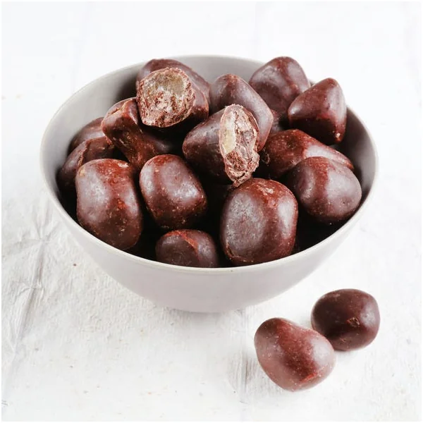 Gingembre confit chocolat noir cube Bio