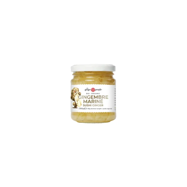 Gingembre mariné bio - 190g