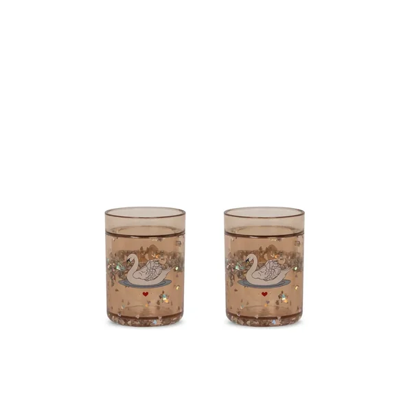Gobelets glitter Swann- Konges Sloejd - Soins Bébé Naturels & Produits Maman Après Naissance