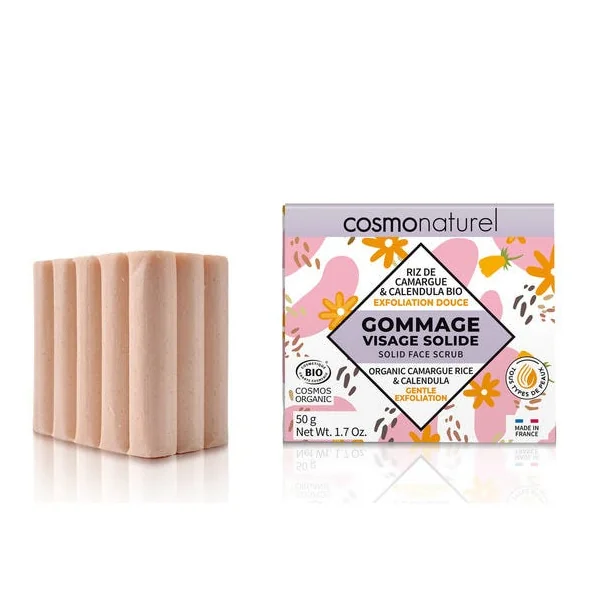 Gommage solide visage riz & calendula 50g