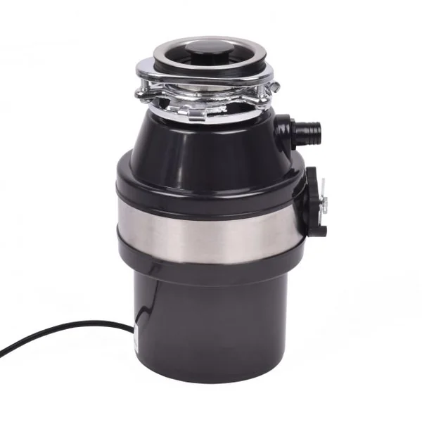 GOPLUS Broyeur de déchets alimentaires, en Fer, Silencieux, Grande Capacité 750 ml, 2600r/min, 21 x 11x 30 cm, Noir
