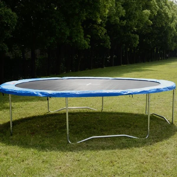 GOPLUS Coussin de protection pour trampoline de 3,96m Remplacement coussin de ressorts durable pour trampoline Bleu