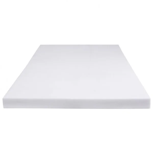 GOPLUS Matelas à mémoire de forme Matelas en mousse 45D à 7 zones de confort ergonomique, 140x190x10cm, Blanc