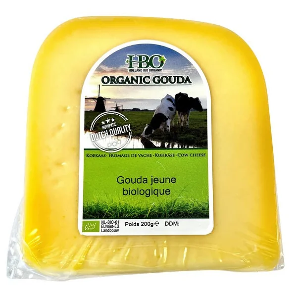Gouda jeune lait past 34% MG 200g