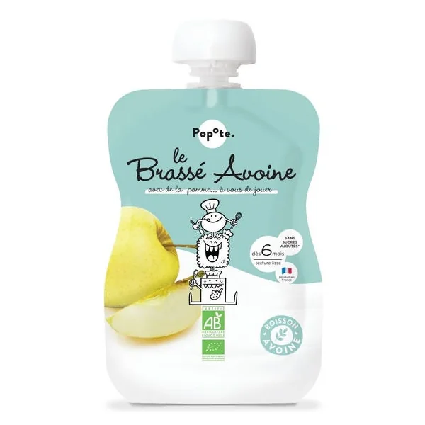 Gourde brassé avoine pomme 100g