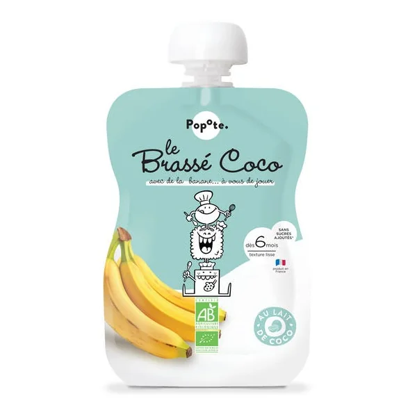 Gourde brassé coco banane 100g
