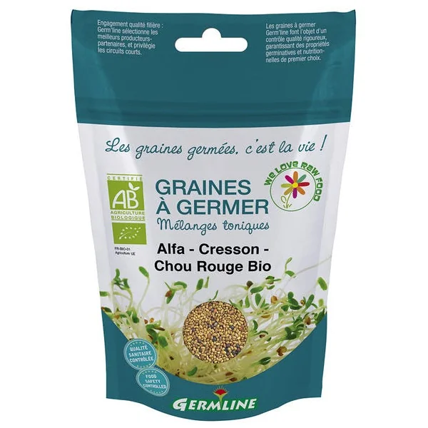 Graines à germer alfalfa cresson chou