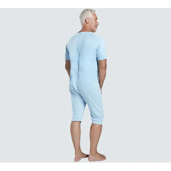 Grenouillère Manches Courtes Bleu Ciel taille 4 - Grenouillère