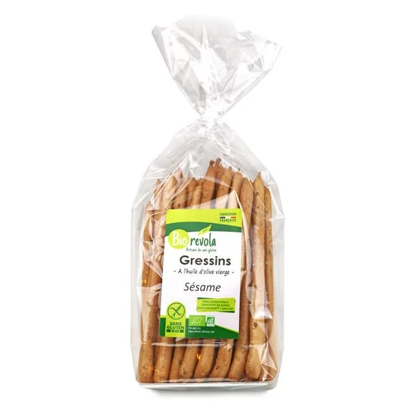 Gressin pdt riz sar. h.olive sésame 100g