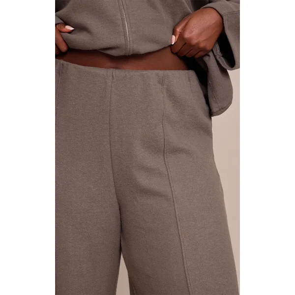 Gris Anthracite Jogging Large À Pinces Toucher Doux Grande Taille