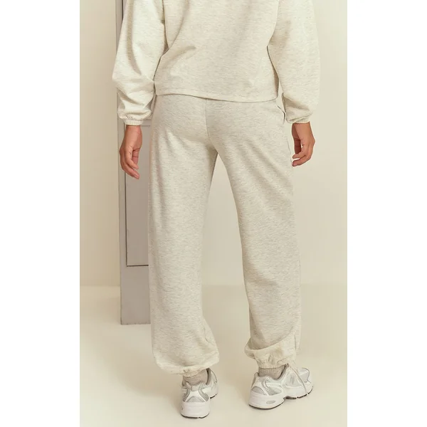 Gris Cendré Jogger À Revers Ultra Doux