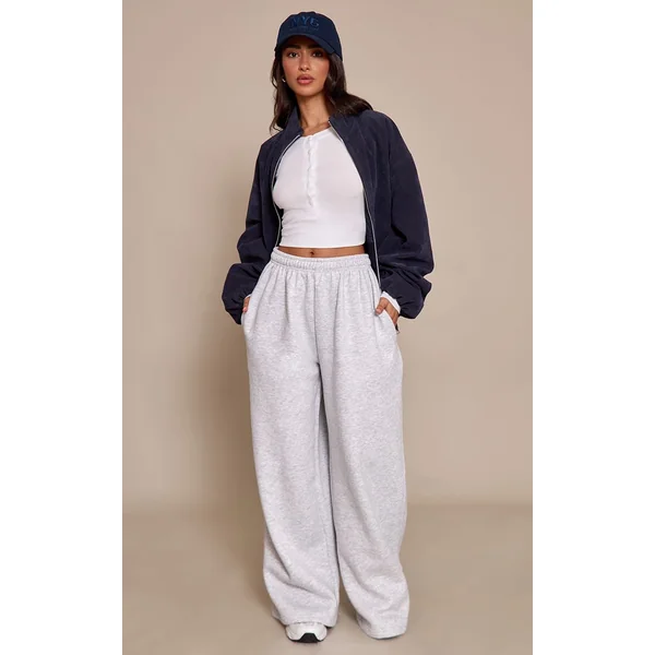 Gris Jogging Petite Taille Jambes Extra Larges