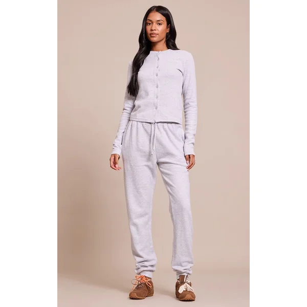 Gris Jogging À Revers Brodé Supersoft Tall