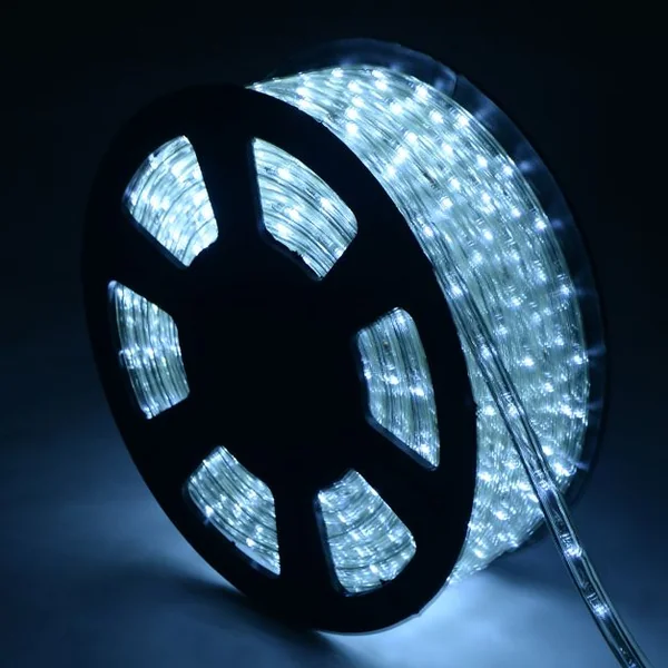 Guirlande lumineuse LED 10 M Décoration lumineuse intérieur et extérieur, LED 15 000 h, Dia. 10.5 mm, Couleur blanc froid