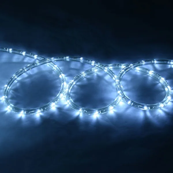 Guirlande lumineuse LED 10 M Décoration lumineuse intérieur et extérieur, LED 15 000 h, Dia. 10.5 mm, Couleur blanc froid