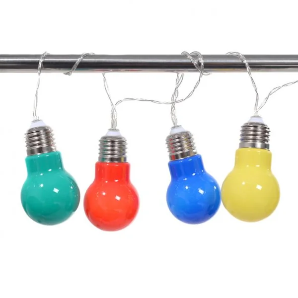 Guirlande Lumineuse Multicolore LED Ambiance et Décoration Chambre Noël Mariage Terrasse, long. 610 cm avec 30 ampoules