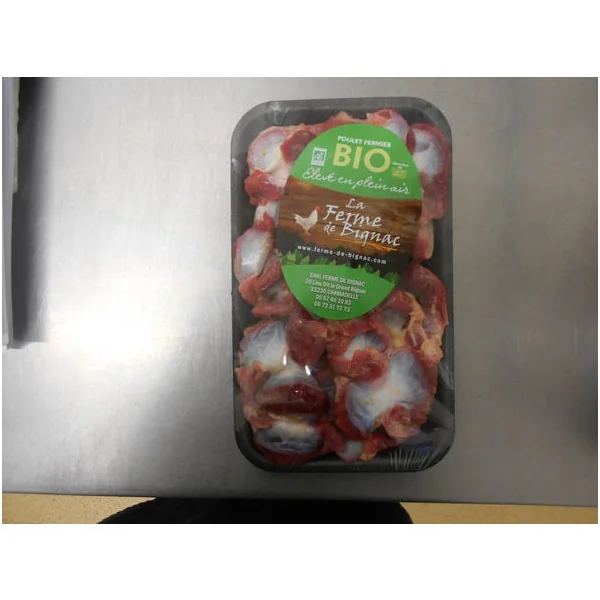 gésiers de poulet