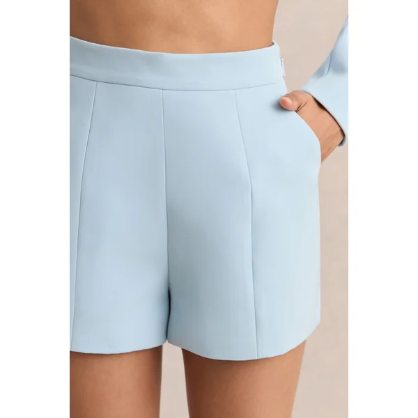 Hala | Short tailleur bleu clair