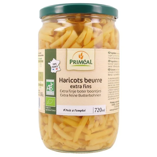Haricot beurre extra fin 360g net égoutté