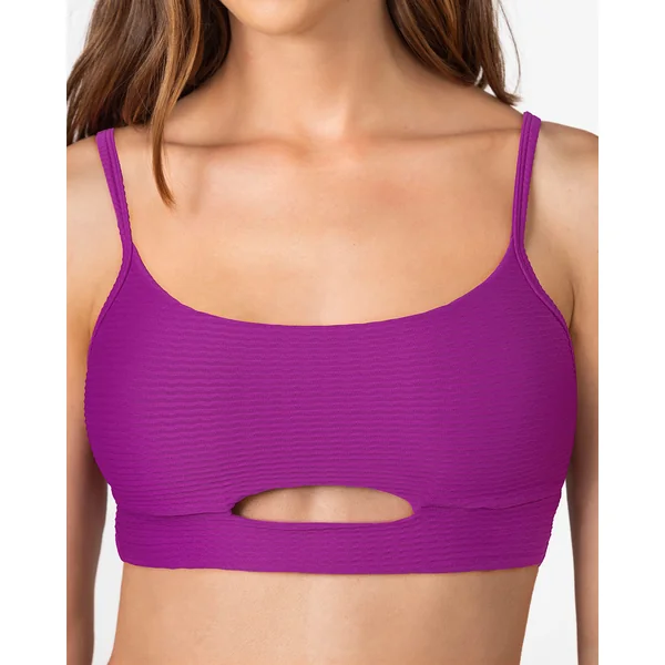 Haut de bikini + short taille haute