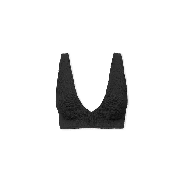 Haut de maillot de bain triangle en matière extensible