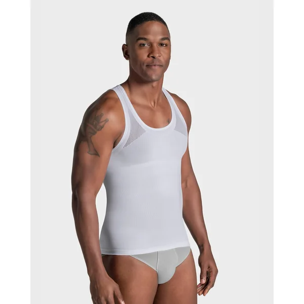 Haut à coupe slim à compression douce pour hommes