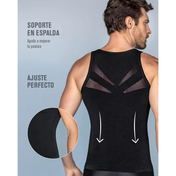 Haut à coupe slim à compression douce pour hommes