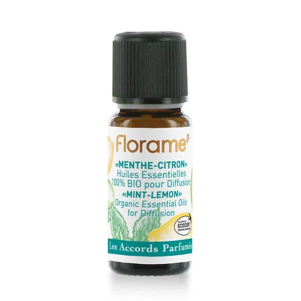 HE Bio pour diffusion menthe-citron 10ml