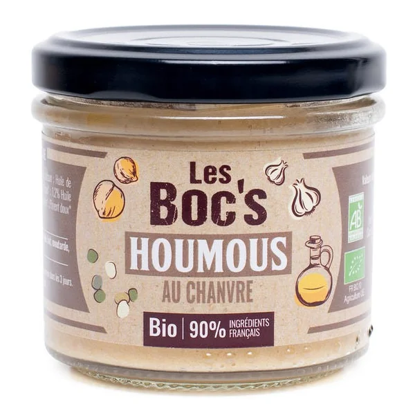 Houmous au chanvre bio